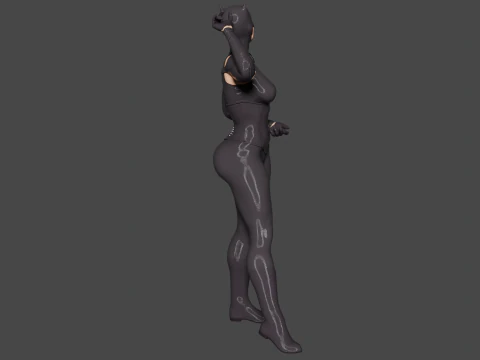 Catwoman 3D Model
