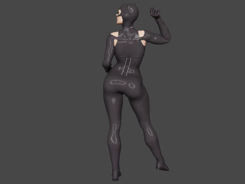 Catwoman 3D Model