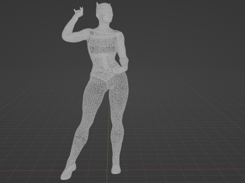 Catwoman 3D Модель