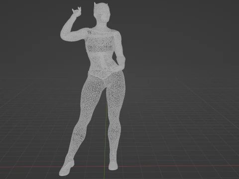 Catwoman 3D Model