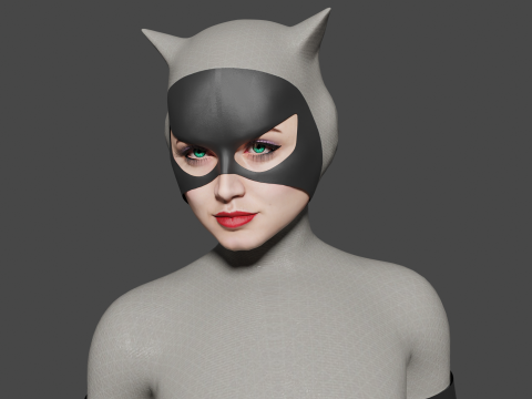 Catwoman 3D Model