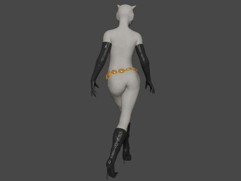 Catwoman 3D Model