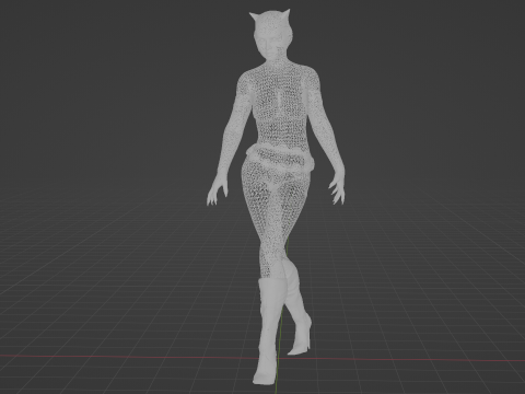 Catwoman 3D Model