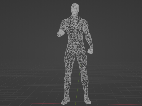 Green Lantern Low-poly 3Dモデル