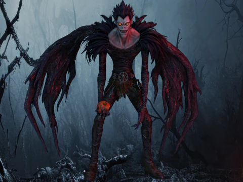 Quaderno di morte di Ryuk Modello 3D