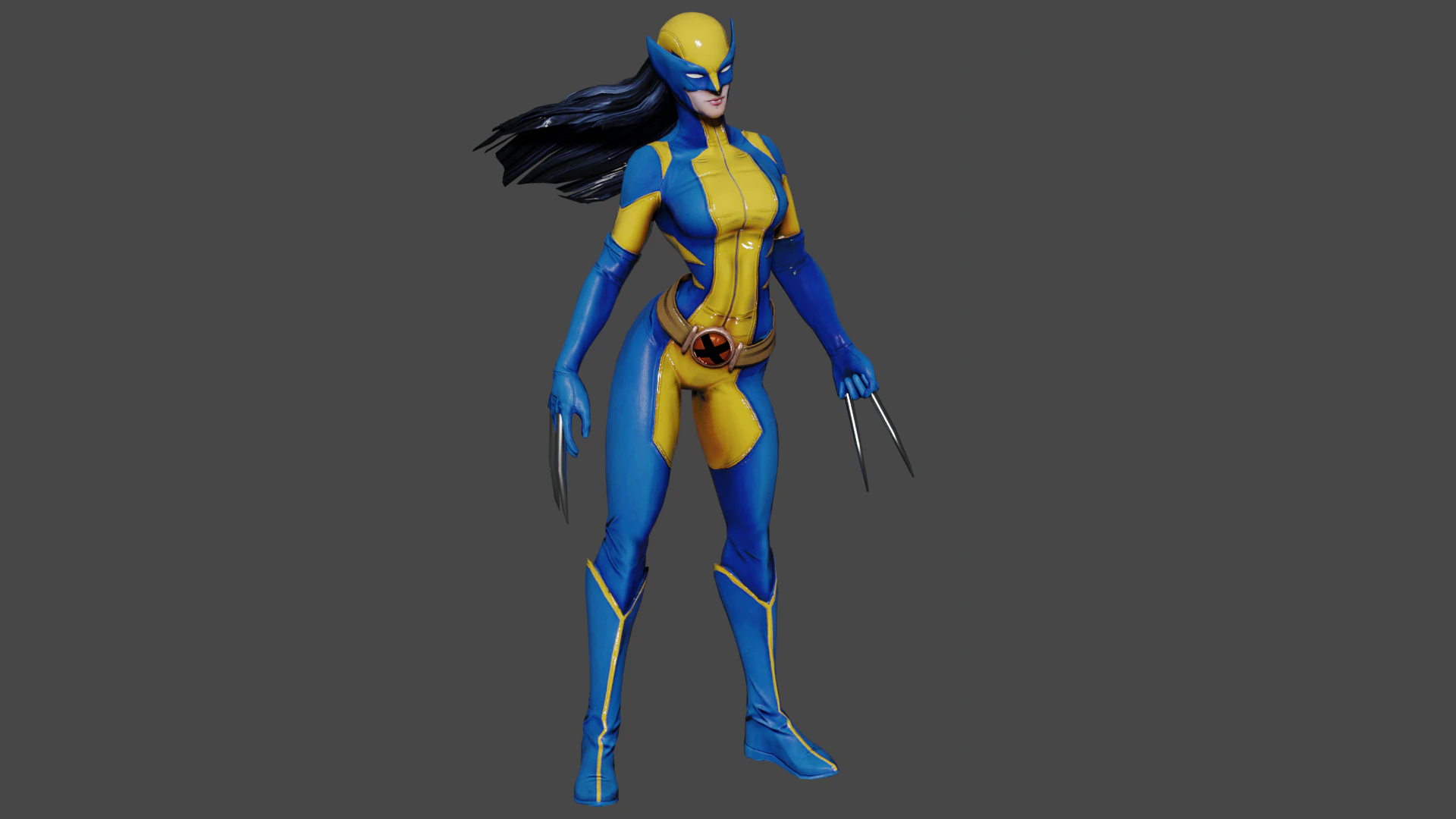 X23 Low-poly 3D Model .c4d .max .obj .3ds .fbx .stl .blend 
