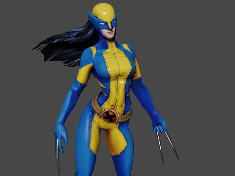 X23 Low-poly 3D Model