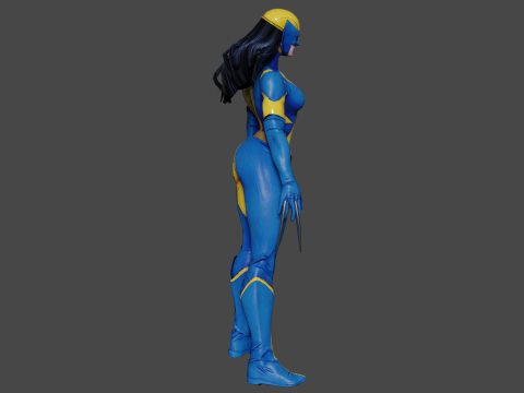 X23 Low-poly Modèle 3D