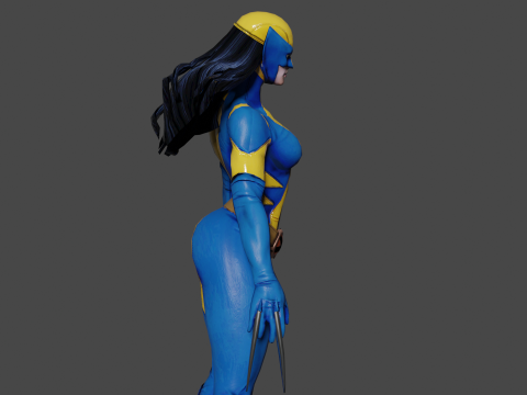 X23 Low-poly Modèle 3D