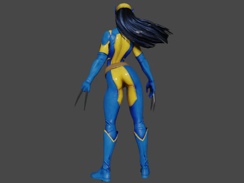 X23 Low-poly 3D Model