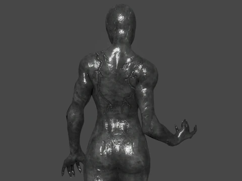 Lei Venom Low-poly Modello 3D