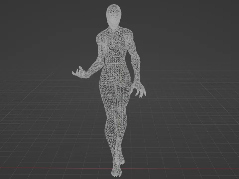 Lei Venom Low-poly Modello 3D