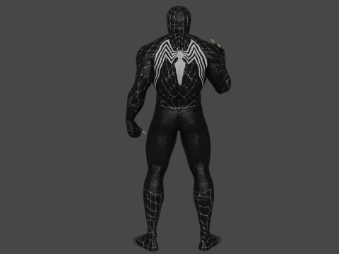 Venom Low Poly Modelo 3D