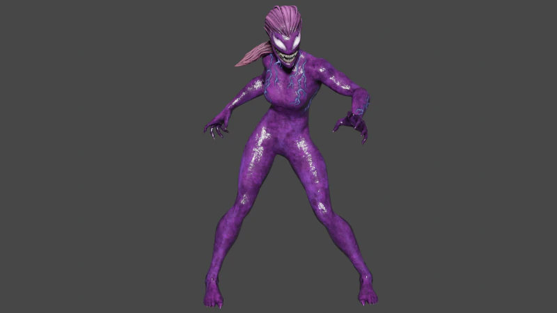 Agonia Low-poly Modelo 3D .c4d .max .obj .3ds .fbx .stl .blend 