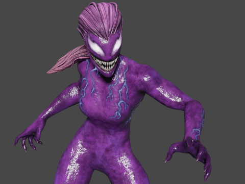 Agony Low-poly Modelo 3D