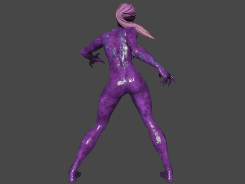 Agonia Low-poly Modelo 3D