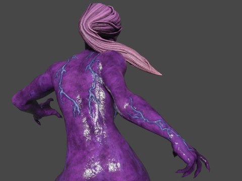 Agony Low-poly Modelo 3D