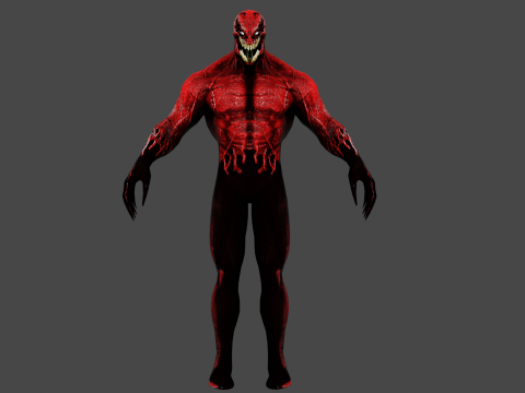 Toxin Low-poly 3D Model