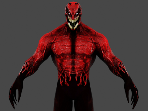 Toxin Low-poly 3Dモデル