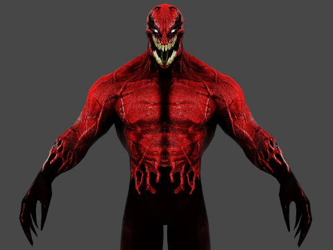 Токсин Низкополигональная 3D Модель