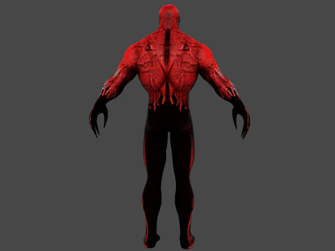 Токсин Низкополигональная 3D Модель