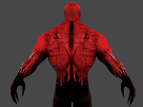 Токсин Низкополигональная 3D Модель