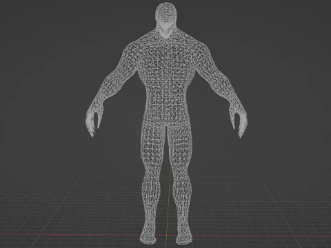 Токсин Низкополигональная 3D Модель
