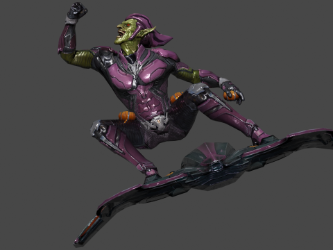 Green Goblin Low-poly 3D Model