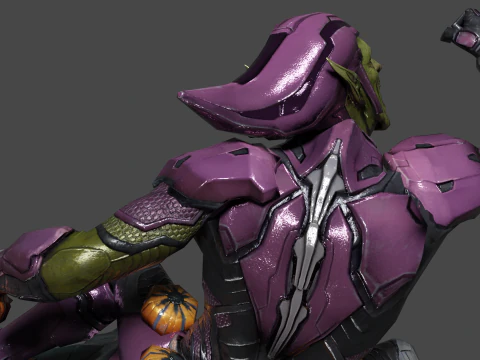 Green Goblin Low-poly 3D Model