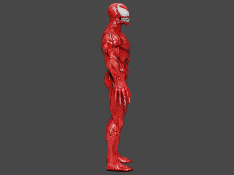 Carnage Low-poly 3D Model