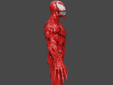 Carnage Low-poly 3D Model
