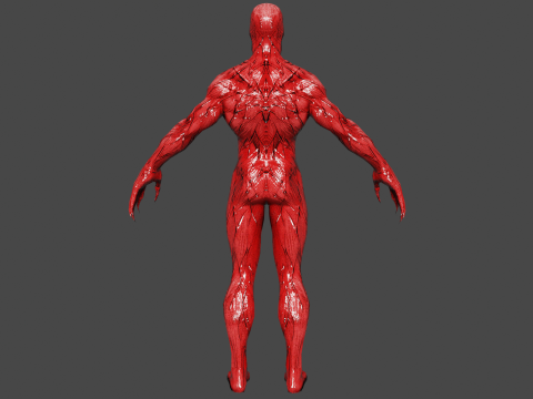 Carnage Low-poly 3D Model