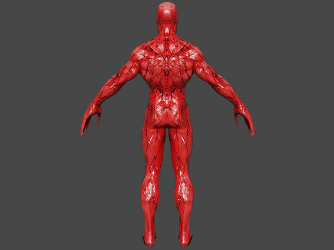 Carnage Low-poly 3D Model