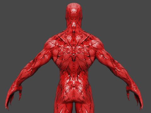 Carnage Low-poly 3D Model