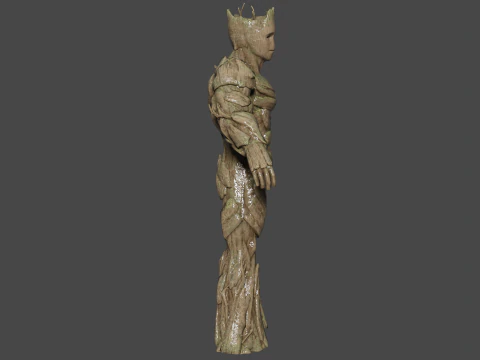 Young Groot Low-poly 3D Model