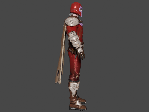Magneto Low-poly 3D Model