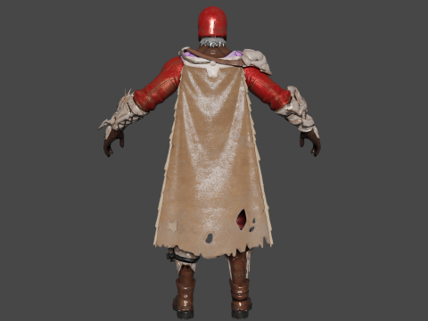 Magneto Low-poly 3D Model