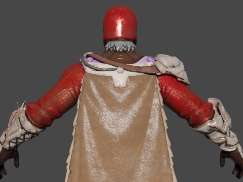 Magneto Low-poly 3D Model