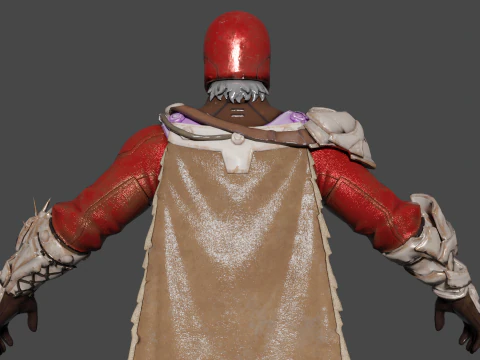 Magneto Low-poly 3D Model