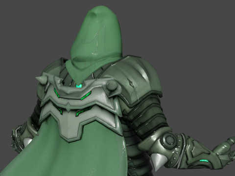 Doctor Doom Low-poly Modelo 3D