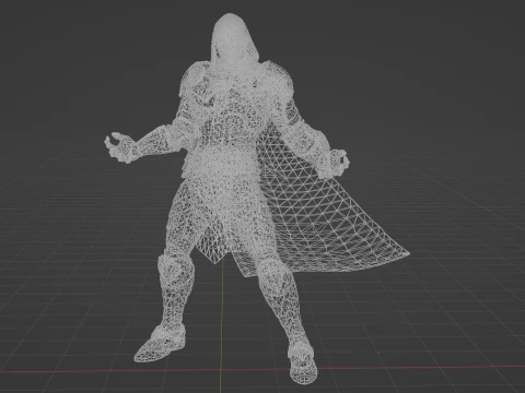 Doctor Doom Low-poly 3D Model