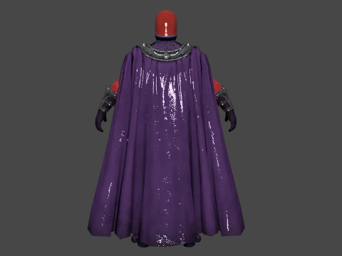 Magneto Low-poly 3D Model