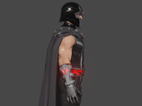 Magneto Low-poly 3D 模型