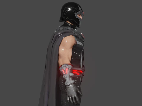 Магнето Низкополигональная 3D Модель