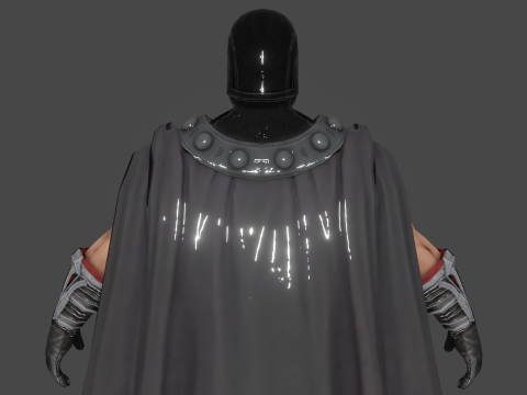 Magneto Low-poly 3D 模型