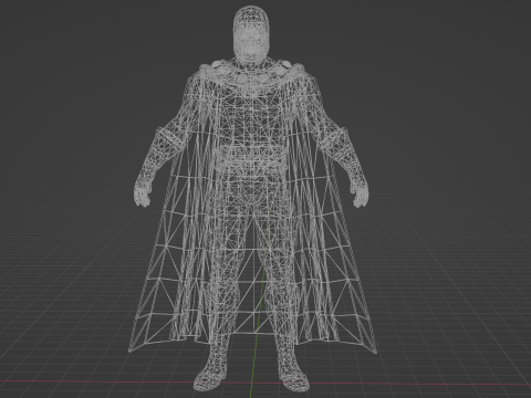 Magneto Low-poly 3D 模型