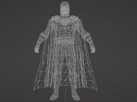 Магнето Низкополигональная 3D Модель