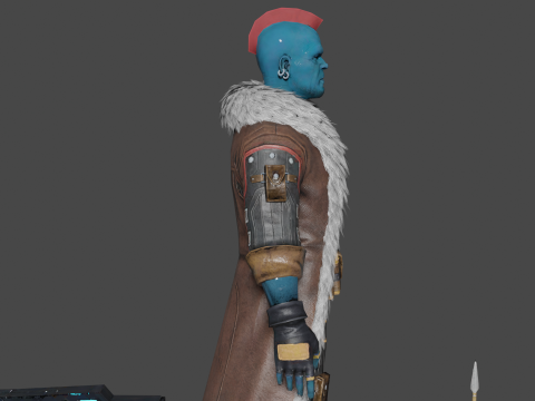 Yondu Udonta Low-poly 3D-Modell
