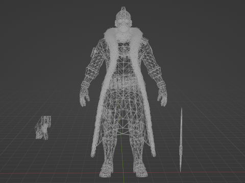 Yondu Udonta Low-poly 3D-Modell