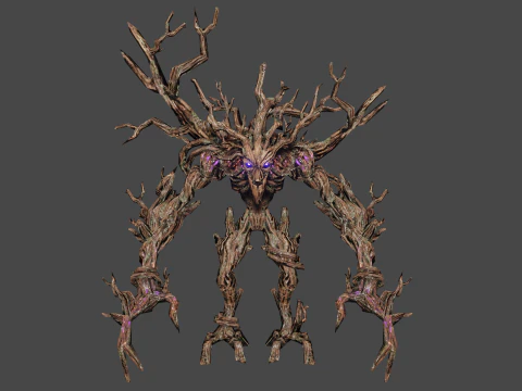 Antigo Groot Low-poly Modelo 3D